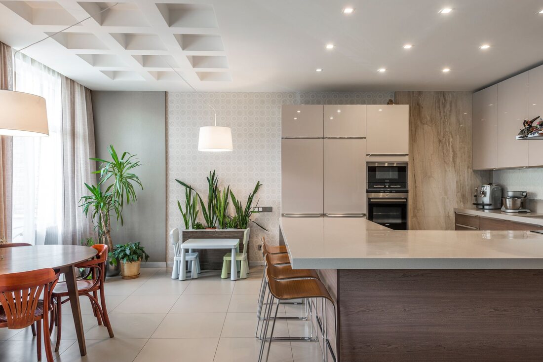Bucătărie în L — Bucătării la comandă, Normand Mobilier